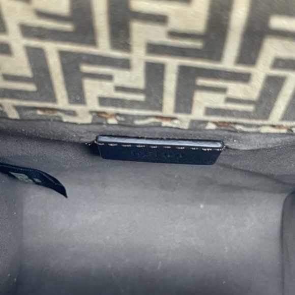 Brand New Fendi Mini Sunshine Suede Tote - Picture 4 of 5